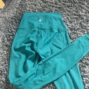 lululemon size 2 deep green HR align leggings